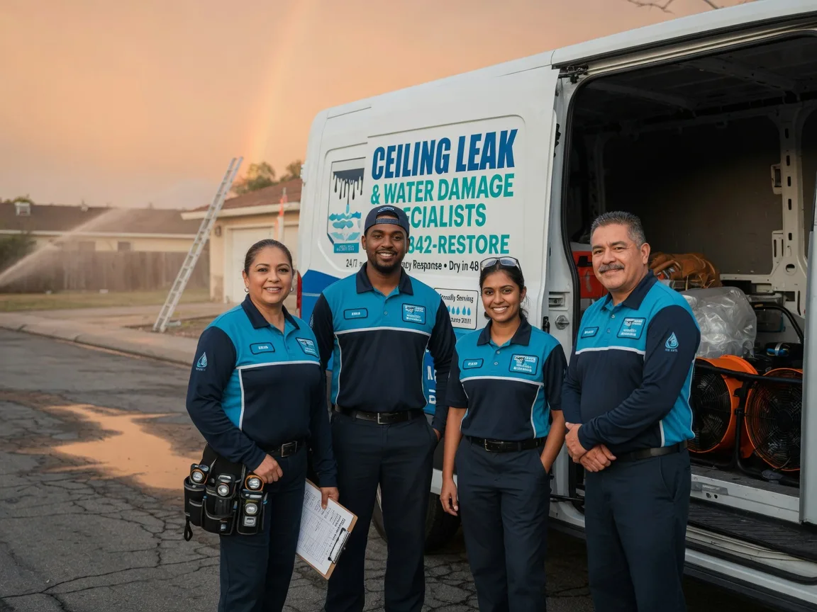 Ceiling Leak Cleanup company in Poynor, TX