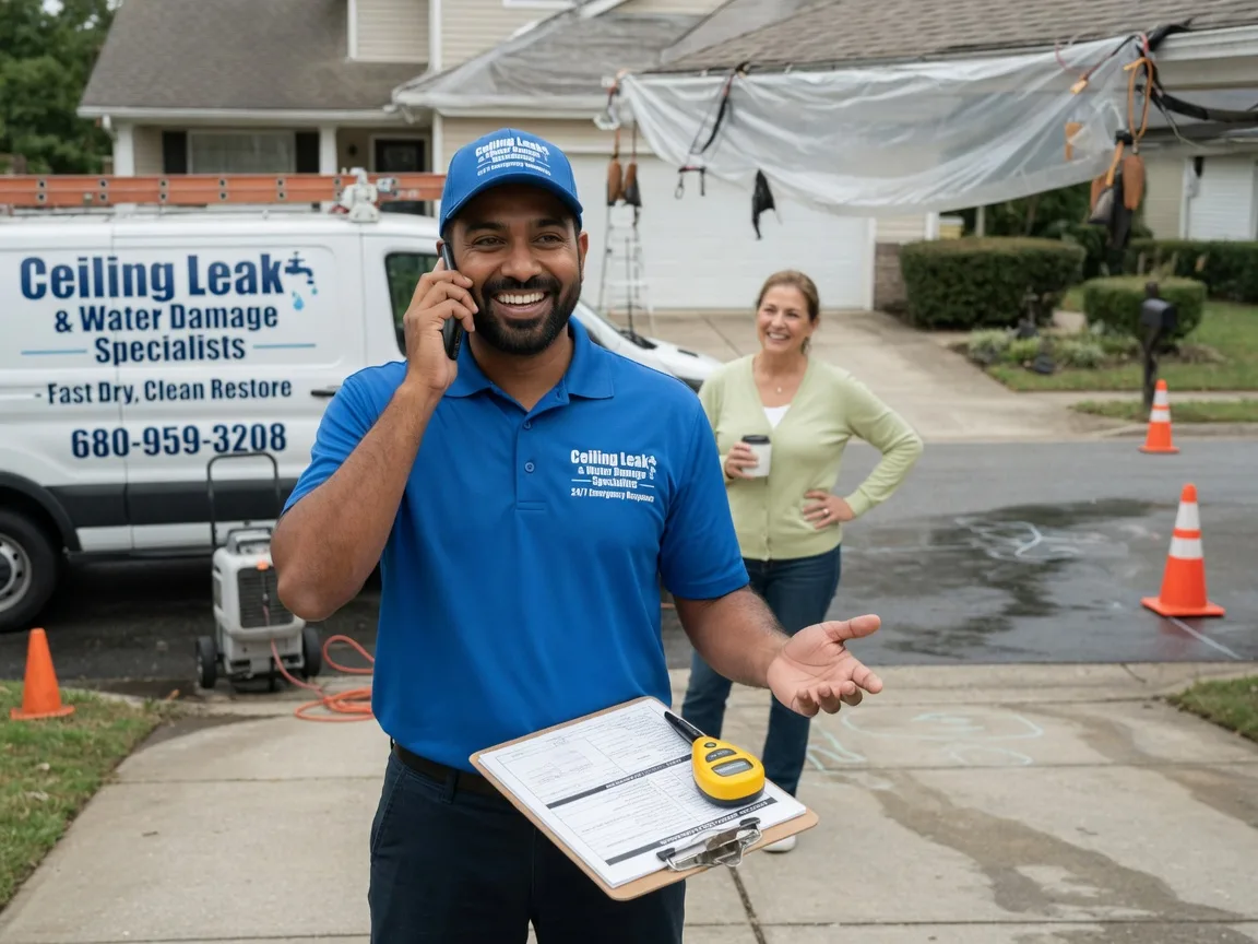 Ceiling Leak Cleanup Poynor, TX FAQs